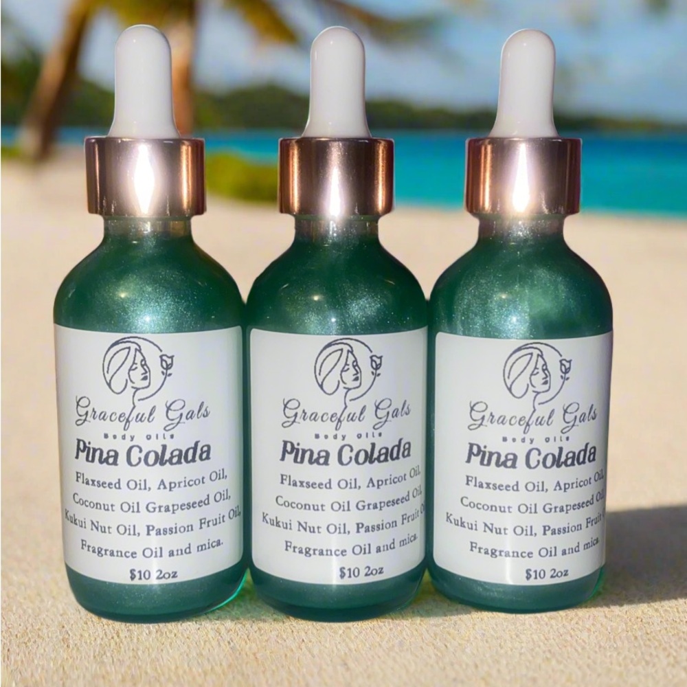 Green Botanical Moisturizer Oil for Bath & Body